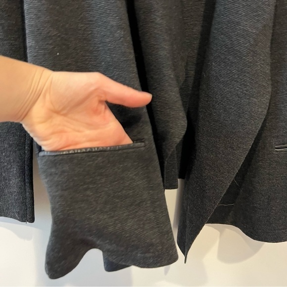 Eileen Fisher Wool Drape Cardigan Sweater - Picture 7 of 14